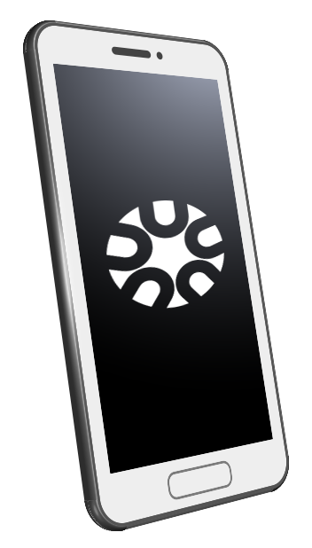 celular com a logo da unidesk